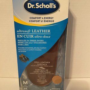 Dr.Scholl's Ultrasoft Leather insoles For Men's Dress Shoes Size 8-14